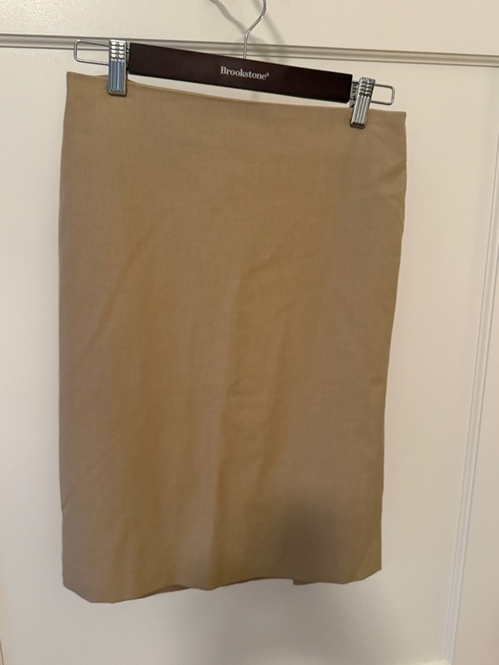 Talbots Tan Pencil Skirt